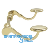 MARCHESI Dr�ckerpaar POSTHORN - Messing poliert