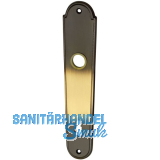 MARCHESI Langschild L�FFELFORM/POSTHORN - BB 90, Messing patiniert