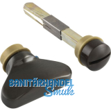 MARCHESI WC Sperrgarnitur, Messing patiniert schutzlackiert