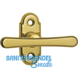 GRUNDMANN Fenstergriff ALT-WIEN 926 - sichtbar geschraubt, 7x35, Messing poliert