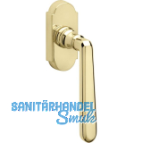 GRUNDMANN Fenstergriff ALT - WIEN 904HA, VK 7x35, m Rast., Messing poliert