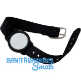 IDENTA RFID-G�stearmband LOXX w MIFARE Ultralight C wasserdicht Nylon schwarz
