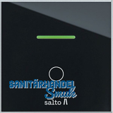 SALTO Wandleser Glas Mifare XS4 90 x 90 x 30 mm Glas 4 mm schwarz