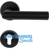 MARCHESI Dr�ckergarnitur GEHRUNG PZ, mit St�tznocken, Edelstahl schwarz matt