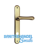 Haust�rdr�ckergt. ELEGANT 22 - auf Langschild PZ88, Messing poliert