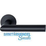 MARCHESI Dr�ckerpaar GEHRUNG, T�rst�rke 38-45 mm,Edelstahl schwarz matt