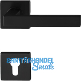 MARCHESI Dr�ckergarnitur CHIA PZ, mit St�tznocken, Edelstahl schwarz matt