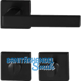 MARCHESI Dr�ckergarnitur CHIA WC, mit St�tznocken, Edelstahl schwarz matt