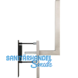 MARCHESI Hebeschiebegarnitur MALM� mit Muschelgriff, Edelstahl matt