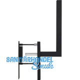 MARCHESI Hebeschiebegarnitur MALM� mit Muschelgriff, Edelstahl schwarz matt