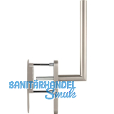 MARCHESI Hebeschiebegarnitur GEHRUNG mit Muschelgriff, Edelstahl matt