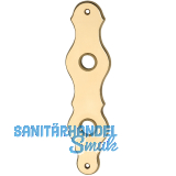 MARCHESI Langschild L�FFELFORM - WC 90, Messing poliert