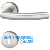 MARCHESI Dr�ckergarnitur ARC - auf Rosette BB, 38 - 45, Edelstahl matt