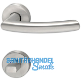 MARCHESI Dr�ckergarnitur ARC - auf Rosette WC, 38 - 45, Edelstahl matt