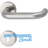 MARCHESI Dr�ckergarnitur HARMONIE - auf Rosette BB, 38 - 45, Edelstahl matt