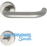 MARCHESI Dr�ckergarnitur HARMONIE - auf Rosette WC, 38 - 45, Edelstahl matt