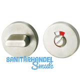 WC-Rosetten Edelstahl, Kunststoff Unterkonstruktion, � 52 x 10, rot/wei�