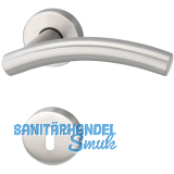 MARCHESI Dr�ckergarnitur MOSKAU - auf Rosette BB, 38 - 45, Edelstahl matt