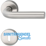 MARCHESI Dr�ckergarnitur HORIZONT - auf Rosette BB, 38 - 45, Edelstahl matt