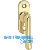 MARCHESI Fenstergriff ELEGANT - sichtbar geschraubt, 22 x 65, Messing poliert