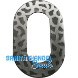 Hausnummer 0 - H�he 120 mm, Schmiedeeisen schwarz verzinkt