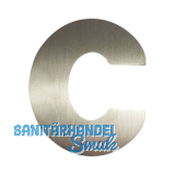 Kleinbuchstabe c, H�he 60 mm, Edelstahl