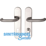 GRUNDMANN Sicherheits-Dr�ckergarnitur 1752 U-Form, KZS, RC2, Edelstahl matt