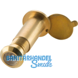 T�rgucker � 12 mm, Weitwinkel 170�, TS 35-80 mm, Messing poliert