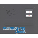 RENZ Frontplatte eckig, 360 x 280 mm, Stahl anthrazitgrau RAL 7016