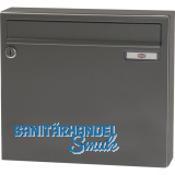 RENZ Aufh�ngebriefkasten SERIE 17 - 370 x 330 x 100, graualuminium RAL 9007