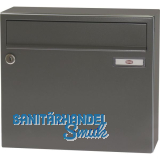 RENZ Aufh�ngebriefkasten SERIE 17 - 370 x 330 x 145, graualuminium RAL 9007