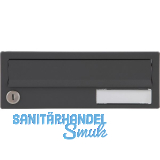 RENZ Ersatzt�re f�r Hausbrieffachanlage 300 x 110 mm, basaltgrau RAL7012