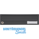 RENZ Ersatzt�re f�r Hausbrieffachanlage 395 x 110 mm, basaltgrau RAL 7012