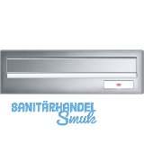 RENZ Frontplatte kombinierbar, eckig, 300 x 110 mm, Edelstahl geb�rstet