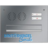 RENZ Frontplatte eckig, 360 x 280 mm, Stahl RAL 9016