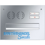 RENZ Frontplatte eckig, 360 x 280 mm, Edelstahl