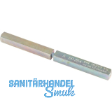 OGRO Dr�ckerstift PR 120 FS - Vierkant: 9 mm, geteilt, 49/49, Stahl verzinkt