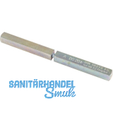 OGRO Dr�ckerstift PR 120 FS - Vierkant: 9 mm, geteilt, 56/56, Stahl verzinkt