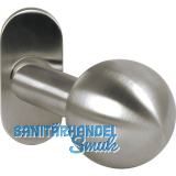 OGRO Knopfdr�ckerlochteil PREMIUM 8350 V/6621 - mit Rosette, Edelstahl matt