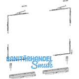 HAUTAU ATRIUM HKS 200 Z/TWIN Grundkarton, Versatz 9 mm, rechts, 200 kg