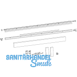 HAUTAU ATRIUM HKS 200Z/160S/SP Schienen-Set, FFB 1651-2000 mm, silber