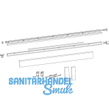 HAUTAU ATRIUM HKS 200Z/160S/SP Schienen-Set, FFB 720(750)-900 mm, wei�