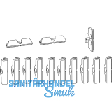 HAUTAU ATRIUM HKS 200 Z Schlie�teil Zubeh�r-Beutel, Eurofalz glatt 12/24 mm