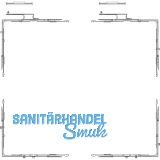 HAUTAU ATRIUM HKS 180/150 Z/E Grundkarton Eckumlenkung Versatz 9 mm links