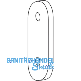 HAUTAU ATRIUM HS Unterlegplatte f�r Riegelbolzen, St�rke 0,5 mm, Stahl verzinkt