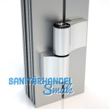 HAHN T�rband 4 AT, 2-teilig 20/62,5/58 mit Ankerschraube, wei� RAL 9016