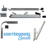 HAUTAU FL190 �ffnerschere mit Aufschraub-Fl�gelbock Euronut Ausf�hrung E silber