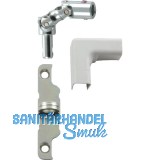 HAUTAU FL190 Winkel-Doppelkreuzgelenk-Set 200 WA Stahl verzinkt / silber