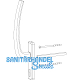 HAUTAU ATRIUM HS Griff PZ innen mit VK, TS 68-80 mm, Alu wei� RAL 9016