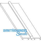 MACO HS Laufschiene unten flach, H=5 mm, silber, L=3500 mm (N20214)